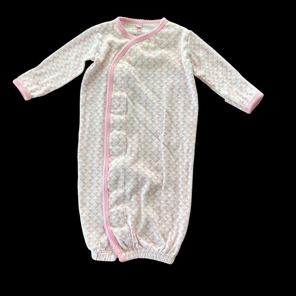 Magnetic Me Pink and White Kids Pajama Nightgown